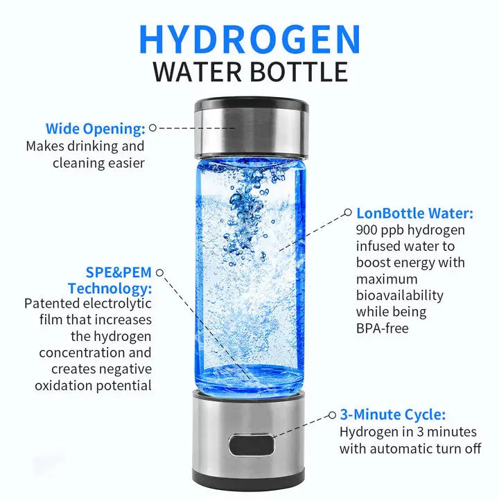 AquaLife Infusion™-Ultimate Hydrogen Water Bottle