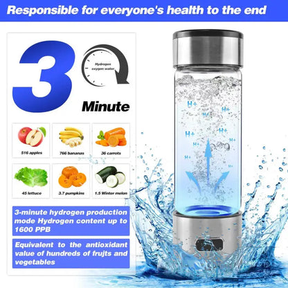 AquaLife Infusion™-Ultimate Hydrogen Water Bottle